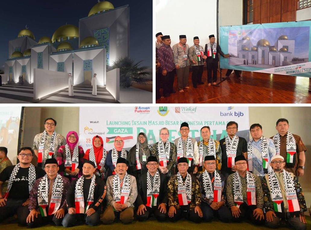 Jawa Barat Luncurkan Proyek Pembangunan Masjid Besar Indonesia Pertama di Gaza
