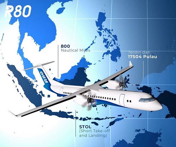 Mengukir Sejarah Baru Indonesia dengan Pesawat R80