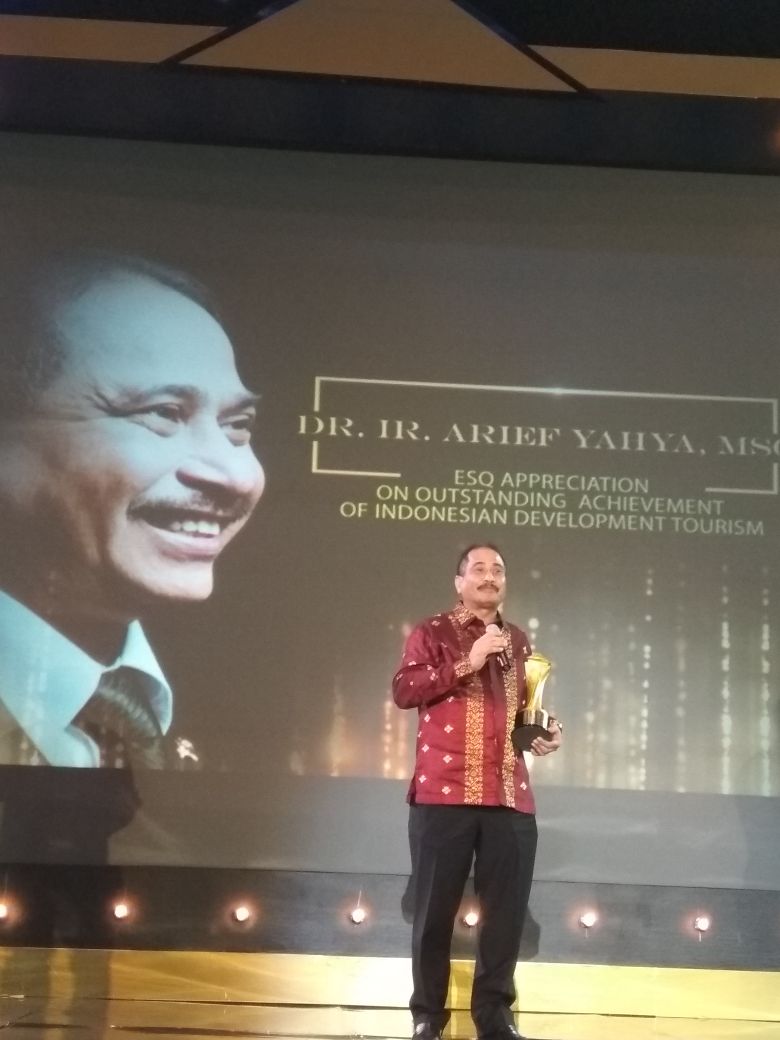 Terima Penghargaan ESQ, Arief Yahya: Tak Ada yang Lebih Jago dari ESQ Soal Spirit