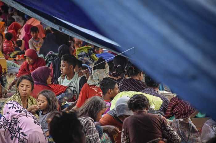 Malaria Jangkiti Ratusan Pengungsi Lombok