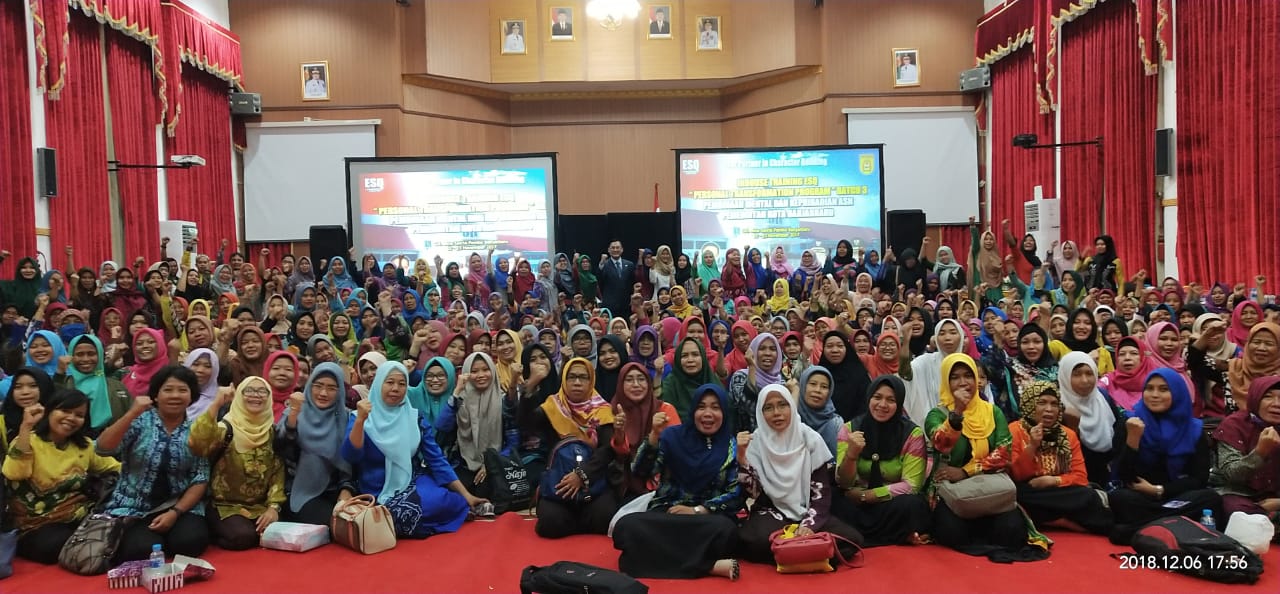Ratusan Guru TK dan PAUD Kota Banjarbaru Dibekali Training ESQ