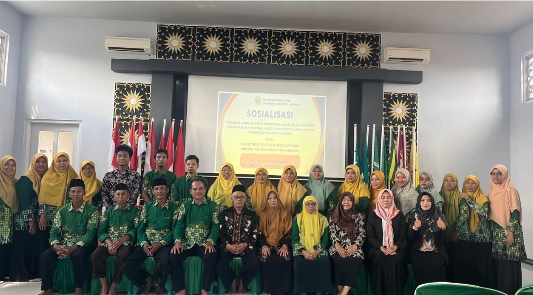 Guru Muhammadiyah Takerharjo dapat Beasiswa Program Studi Magister UMM