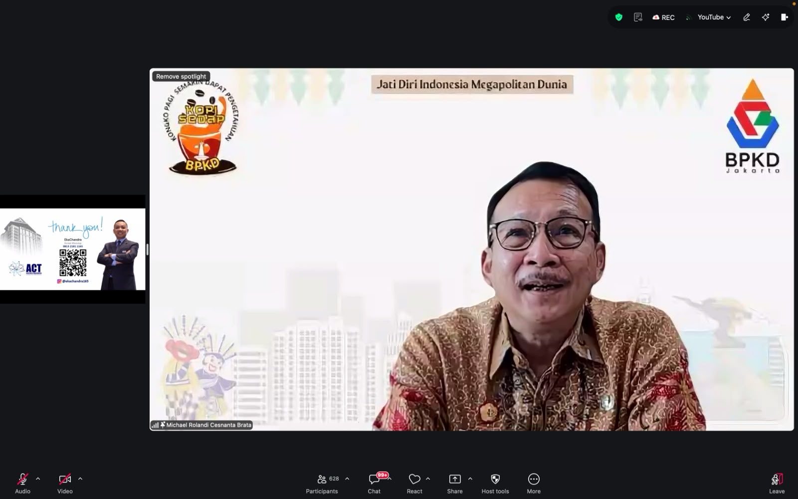 ESQ Support BPKD DKI Jakarta, Perkuat Budaya Kerja ASN BerAKHLAK untuk Jaga Jakarta Menuju Kota Global